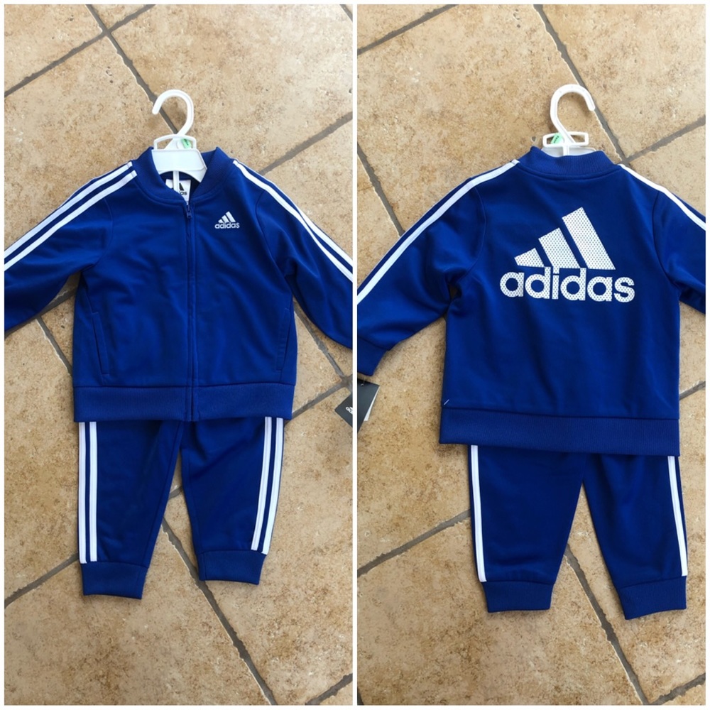 NWT Adidas Tracket Jacket Suit Pants Set